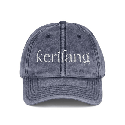 Kerilang Branded Hat, Embroidered Logo Vintage Cap