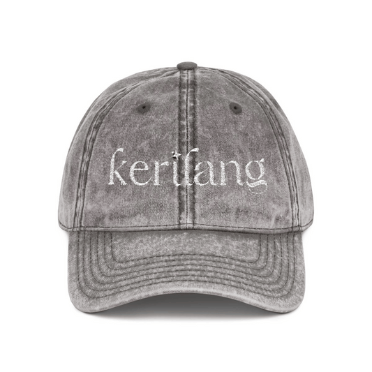 Kerilang Branded Hat, Embroidered Logo Vintage Cap