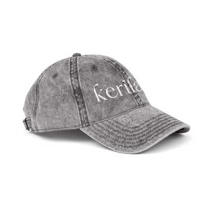 Kerilang Branded Hat, Embroidered Logo Vintage Cap